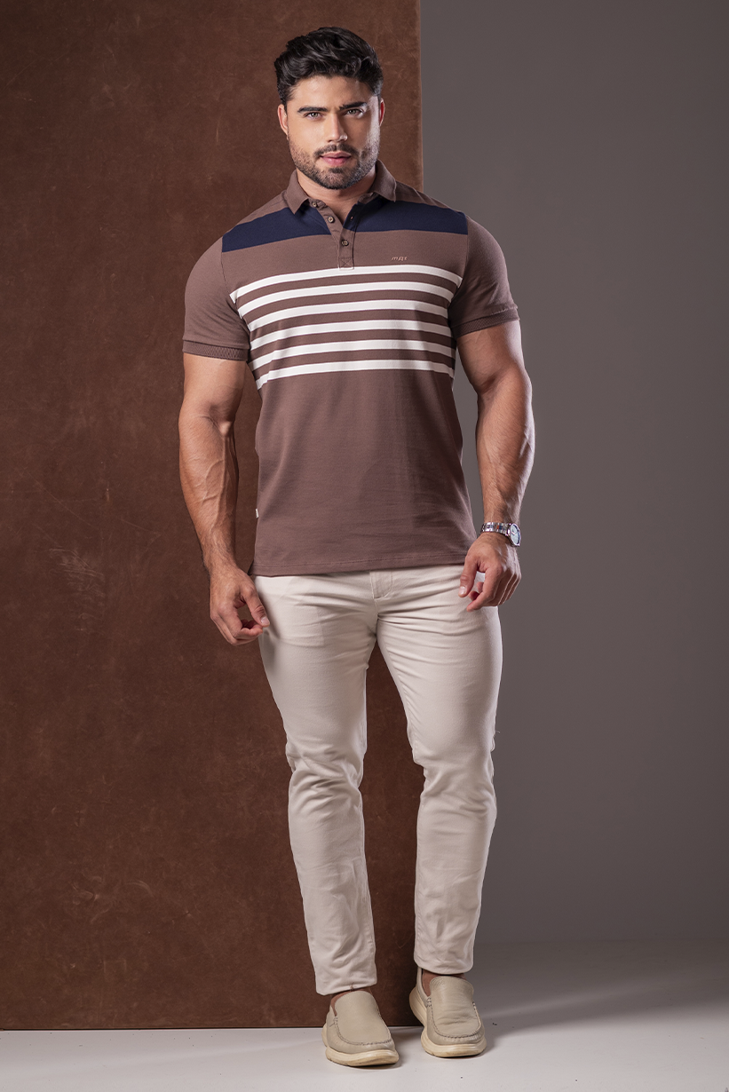 GOLA POLO MC PIQUET ZAPPORT STRATA